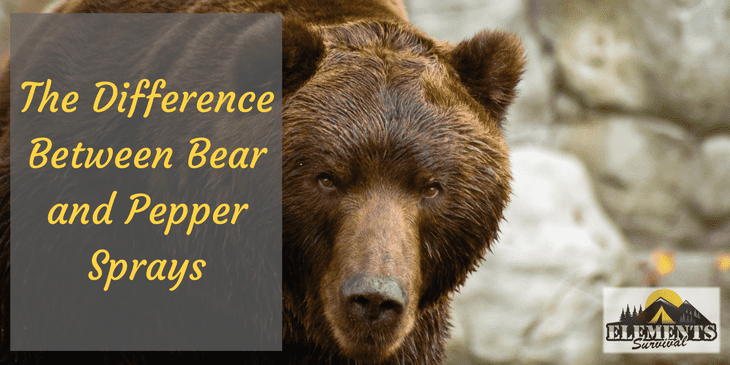 Bear spray vs pepper spray